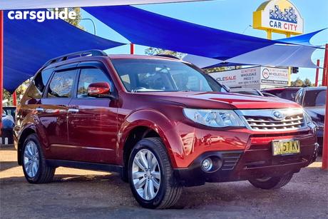 Red 2011 Subaru Forester Wagon Xs