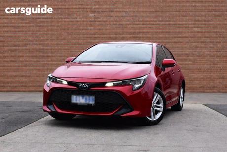 Red 2018 Toyota Corolla Hatchback Ascent Sport