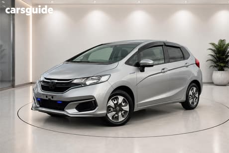 Grey 2018 Honda Fit Hatchback (Hybrid)
