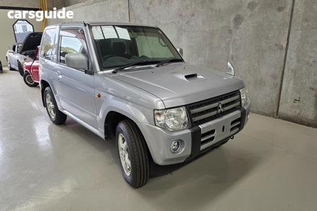 Silver 2012 Mitsubishi Pajero Mini Wagon