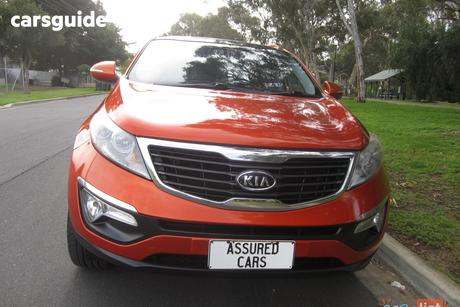 Orange 2011 Kia Sportage SUV SL