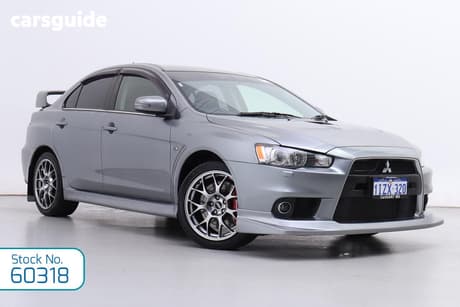 Grey 2014 Mitsubishi Lancer Sedan Evolution Mr