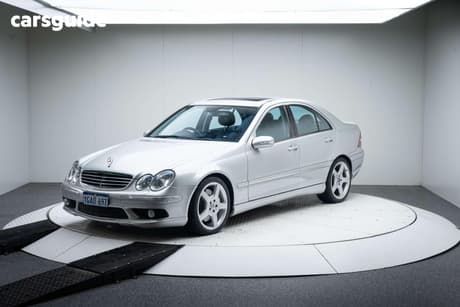 Silver 2005 Mercedes-Benz C55 Sedan Amg