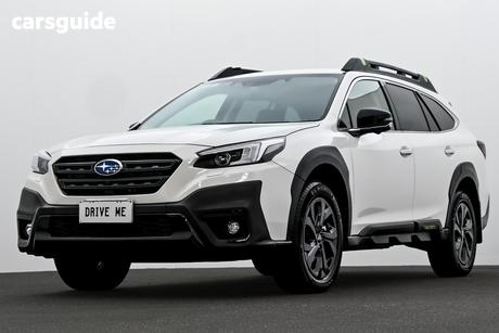 White 2021 Subaru Outback Wagon Awd Sport