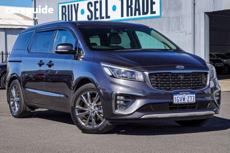 Grey 2019 Kia Carnival Wagon Platinum