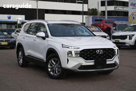 White 2023 Hyundai Santa FE Wagon Mpi (2Wd)