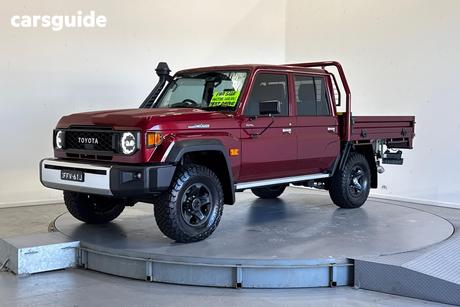 Red 2023 Toyota Landcruiser Double Cab Chassis Lc79 Gxl