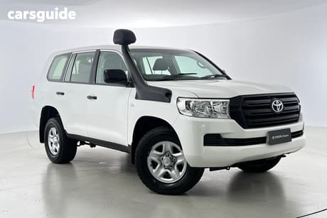 White 2019 Toyota Landcruiser Wagon Lc200 Gx (4X4)