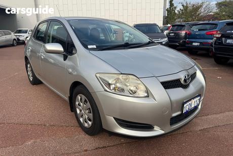 Silver 2007 Toyota Corolla Hatchback Ascent