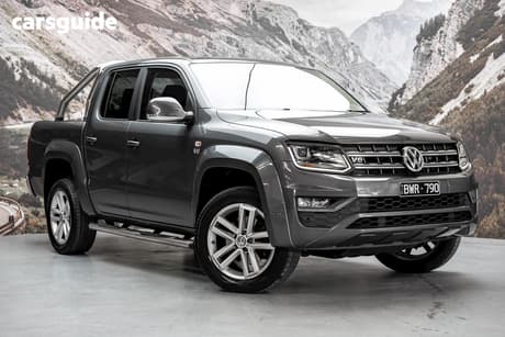 Grey 2018 Volkswagen Amarok Dual Cab Utility V6 Tdi 550 Highline