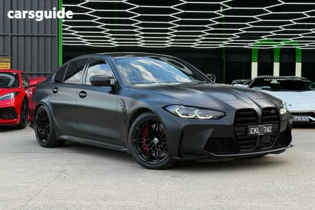 Black 2023 BMW M3 Sedan Competition