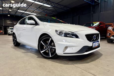 White 2014 Volvo V40 Hatchback T5 R-Design