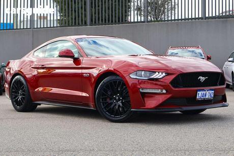 Red 2018 Ford Mustang Coupe Fastback Gt 5.0 V8