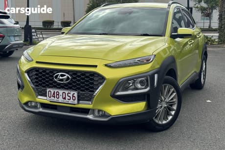 Green 2018 Hyundai Kona Wagon Elite Ttr