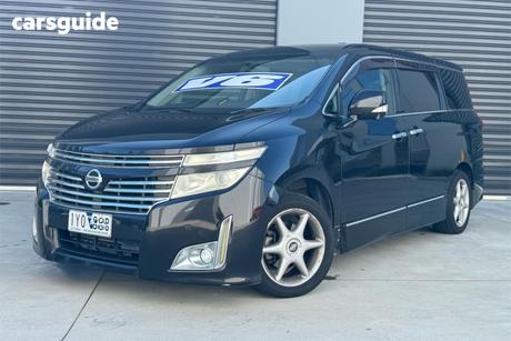 Black 2010 Nissan Elgrand Wagon