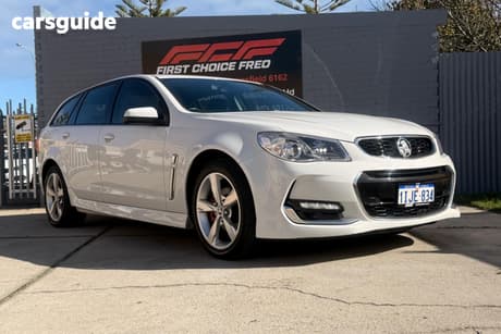 White 2015 Holden Commodore Sportswagon Sv6
