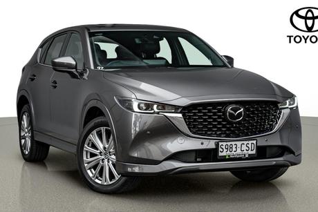 Grey 2022 Mazda CX-5 Wagon Akera (Awd)