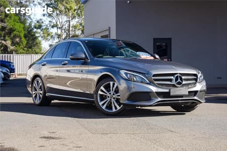 Grey 2017 Mercedes-Benz C200 Sedan
