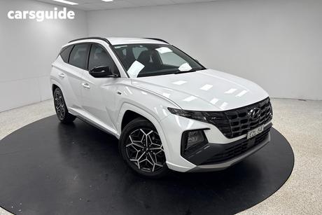 White 2023 Hyundai Tucson Wagon N Line (Fwd)