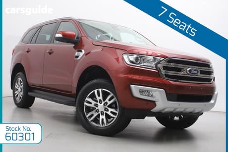 Red 2017 Ford Everest Wagon Trend (4Wd)