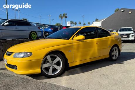 Yellow 2003 Holden Monaro Coupe Cv8