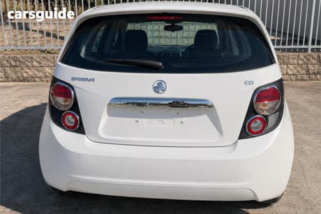 White 2015 Holden Barina Hatchback Cd