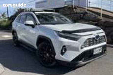 White 2022 Toyota RAV4 Wagon Cruiser (Awd) Hybrid