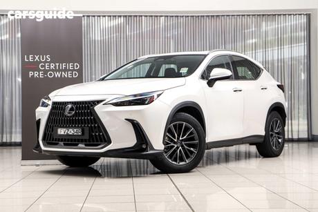 White 2024 Lexus NX350H Wagon Luxury Hybrid Awd