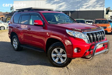 Red 2016 Toyota Land Cruiser Prado SUV GXL GDJ150R WAGON