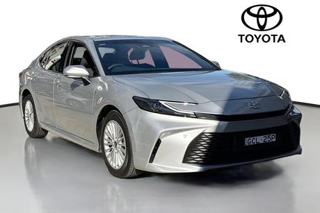 Silver 2025 Toyota Camry Sedan Ascent Hybrid
