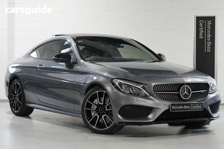 Grey 2017 Mercedes-Benz C43 Coupe 43
