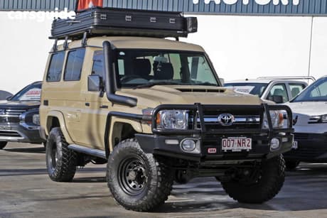 Beige 2021 Toyota Landcruiser Wagon Gxl Troop Carrier