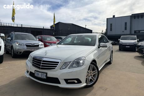 White 2010 Mercedes-Benz E250 Sedan Cdi Avantgarde