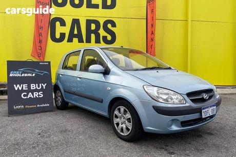 Blue 2009 Hyundai Getz Hatchback Sx