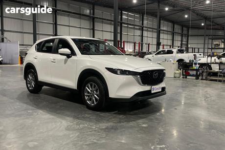 White 2024 Mazda CX-5 Wagon G25 Maxx Sport (Fwd)