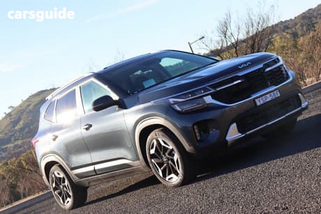 Grey 2025 Kia Seltos Wagon Gt-Line (Awd) (Sunroof)