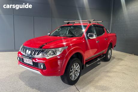 Red 2016 Mitsubishi Triton Dual Cab Utility Gls (4X4)