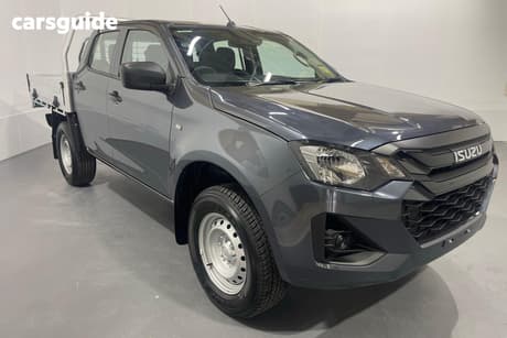 Grey 2026 Isuzu D-MAX Crew Cab Chassis Sx (4X4)