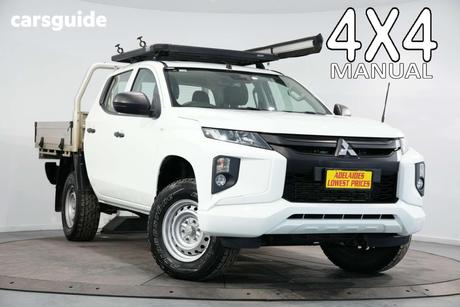 White 2020 Mitsubishi Triton Double Cab Pick Up Glx Adas (4X4)