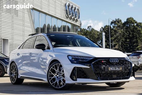 White 2026 Audi RS3 Sedan GY 4WD
