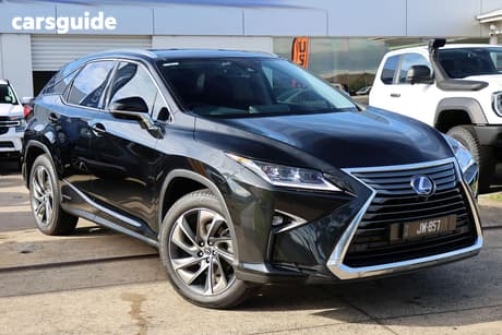 Black 2018 Lexus RX450H Wagon Sports Luxury Hybrid