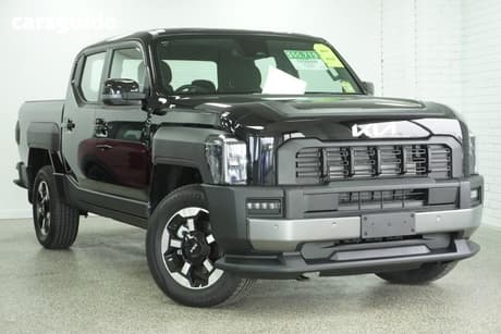 Black 2025 Kia Tasman Double Cab Pick Up Sx+ (4X4) (Std) Black Fender