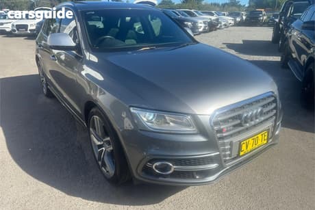 Grey 2015 Audi SQ5 Wagon 3.0 Tdi Quattro