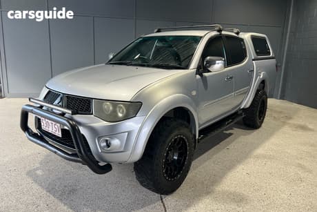 Silver 2010 Mitsubishi Triton Double Cab Utility Glx-R (4X4)