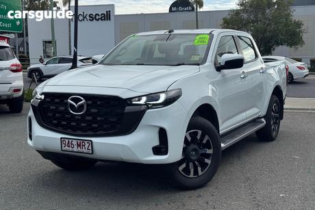 White 2024 Mazda BT-50 Dual Cab Pick-up Xtr (4X4)