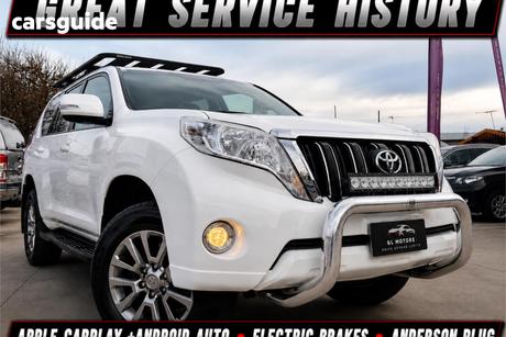 White 2015 Toyota Landcruiser Prado Wagon Gxl (4X4)