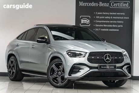 Silver 2024 Mercedes-Benz GLE450 Coupe 4Matic (Hybrid)