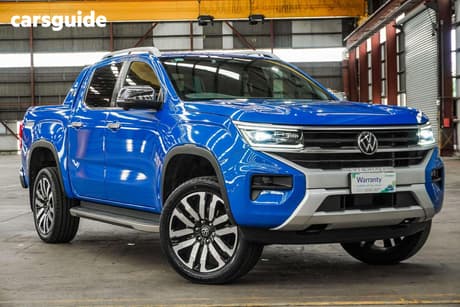 Blue 2024 Volkswagen Amarok Dual Cab Utility Aventura Tsi452 4Motion