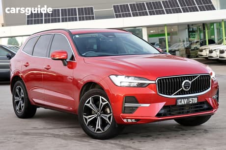 Red 2022 Volvo XC60 Wagon B5 Momentum Mhev