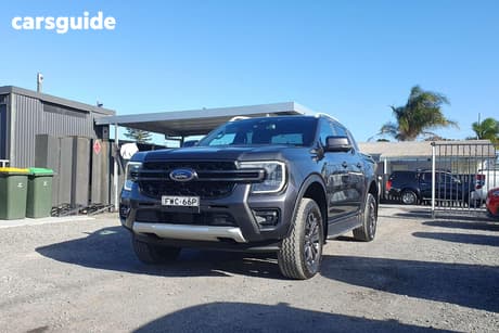 Grey 2023 Ford Ranger Double Cab Pick Up Wildtrak 3.0 (4X4)